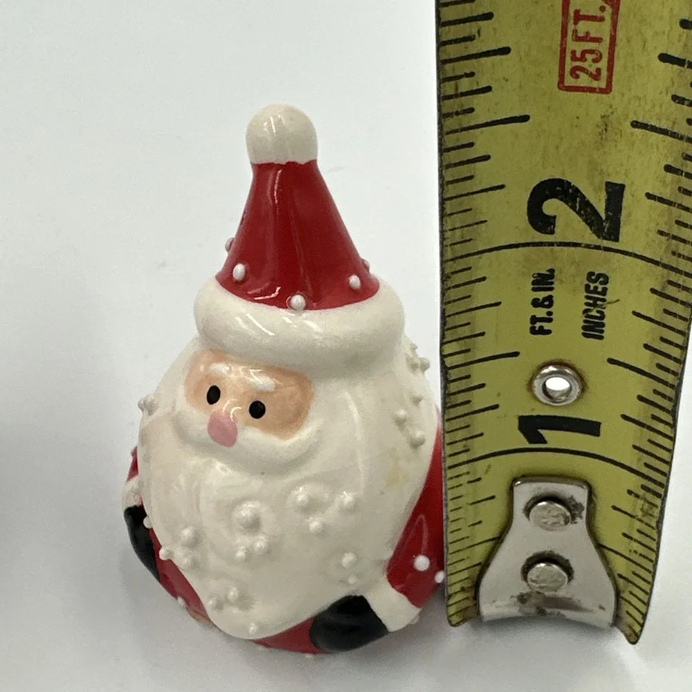 Santa and Boot Salt and Pepper Shaker Novelty Christmas Holiday Decoration Decor